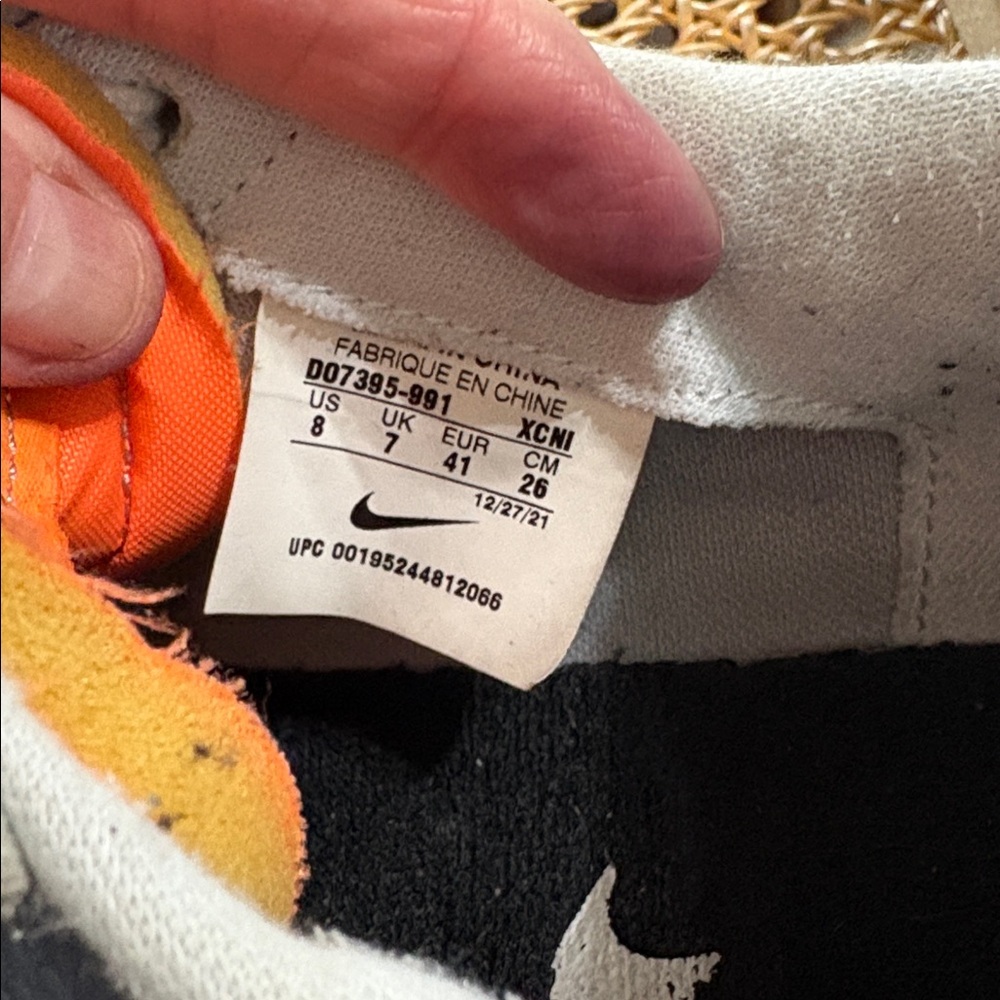 Nike by you Blazer low ‘ 77 vintage sneaker. Size 8 - Picture 5 of 9